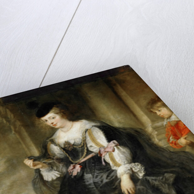 Hélène Fourment with a Carriage by Pieter Paul Rubens