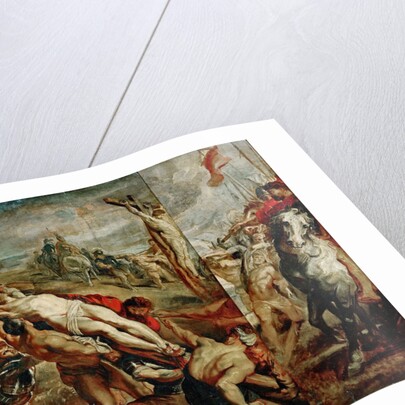 The Elevation of the Cross (sketch for the triptych) by Pieter Paul Rubens