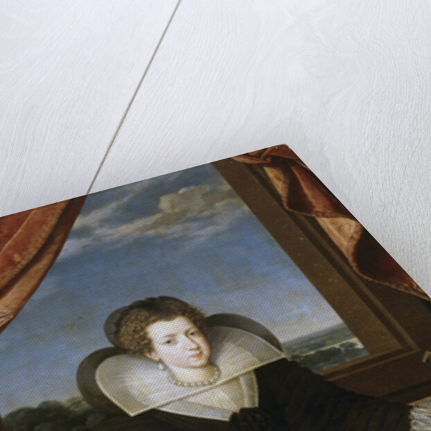 Portrait of Queen Elisabeth of France, Queen consort of Spain by Frans Pourbus the Younger