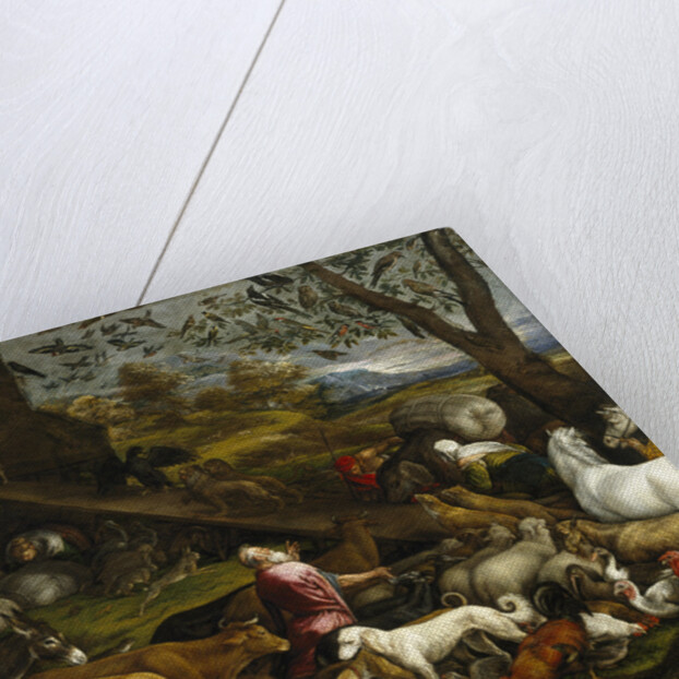 The Animals Board Noahs Ark by Jacopo il vecchio Bassano