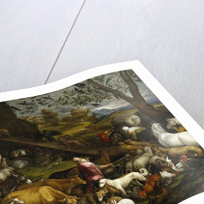 The Animals Board Noahs Ark by Jacopo il vecchio Bassano