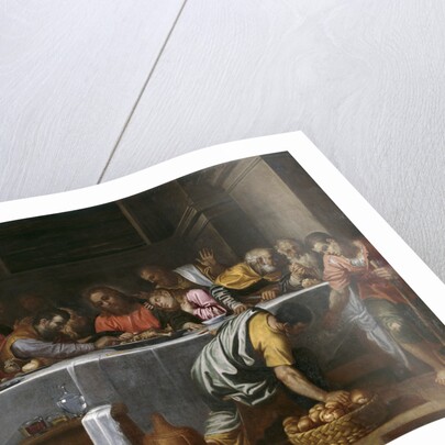 The Last Supper by Agostino Carracci