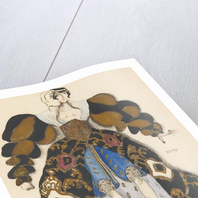 Costume design for the Ballet La Légende de Joseph by R. Strauss by Léon Bakst