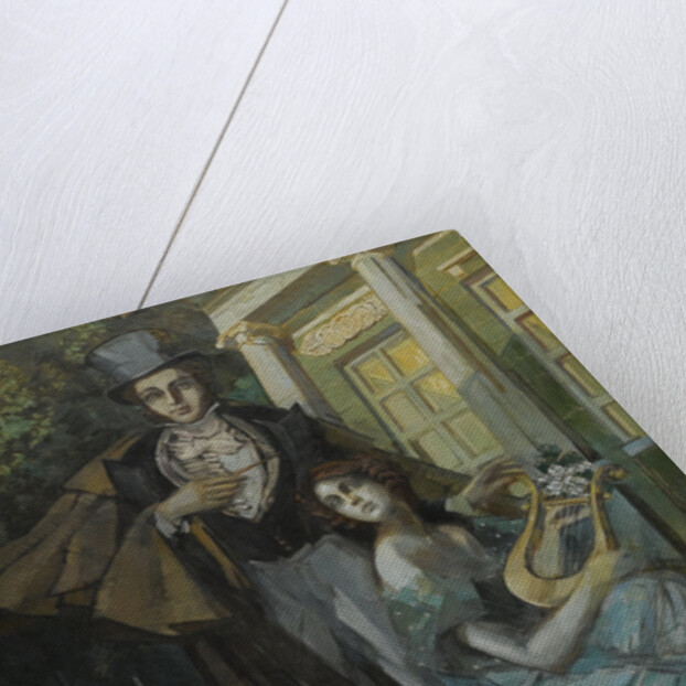 Pushkin and the Muse by Konstantin Alexeyevich Korovin