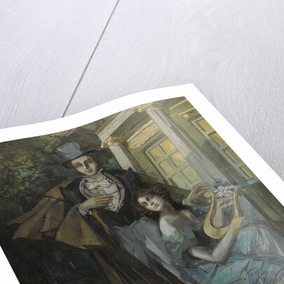 Pushkin and the Muse by Konstantin Alexeyevich Korovin
