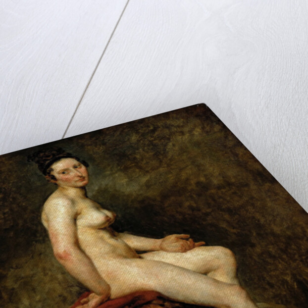 Mademoiselle Rose (Seated Nude) by Eugène Delacroix