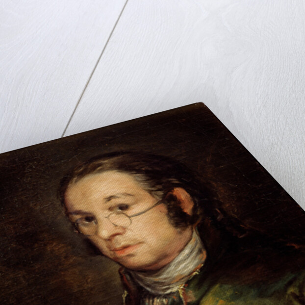 Self-Portrait with Glasses by Francisco de Goya