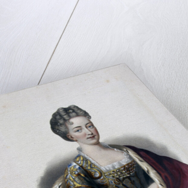 Portrait of Princess Charlotte of Brunswick-Wolfenbüttel, wife of Tsarevich Alexei Petro by Pyotr Fyodorovich Borel