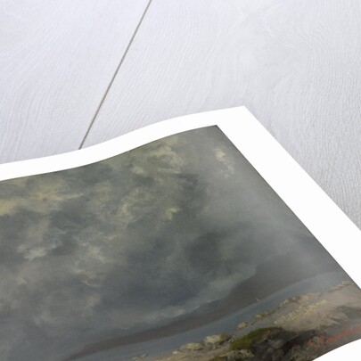 Beach Scene by Gustave Courbet