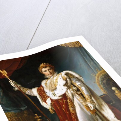 Portrait of Emperor Napoléon I Bonaparte in his Coronation Robes by François Pascal Simon Gérard