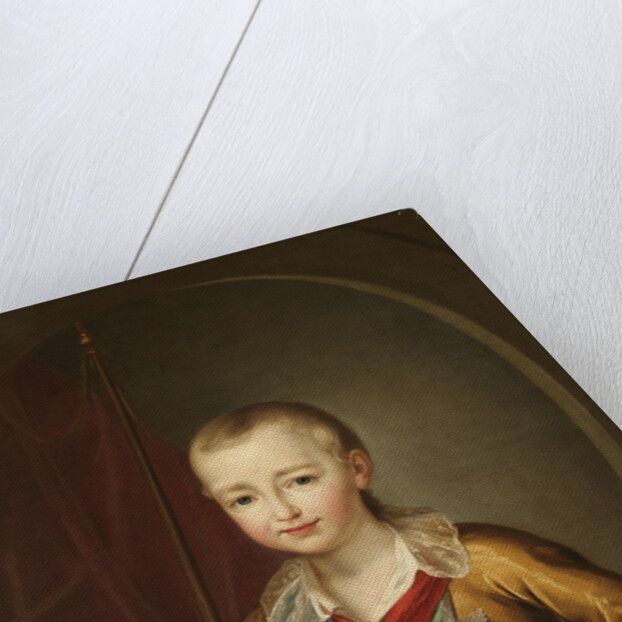 Portrait of Grand Duke Alexander Pavlovich (Alexander I) as Child by Dmitri Grigorievich Levitsky