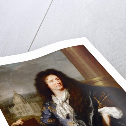 Portrait of Jules Hardouin-Mansart by Hyacinthe François Honoré Rigaud
