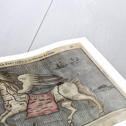 Asia Secunda Pars Terrae in Forma Pegasi (Asia in the Form of Pegasus) by Heinrich Bünting