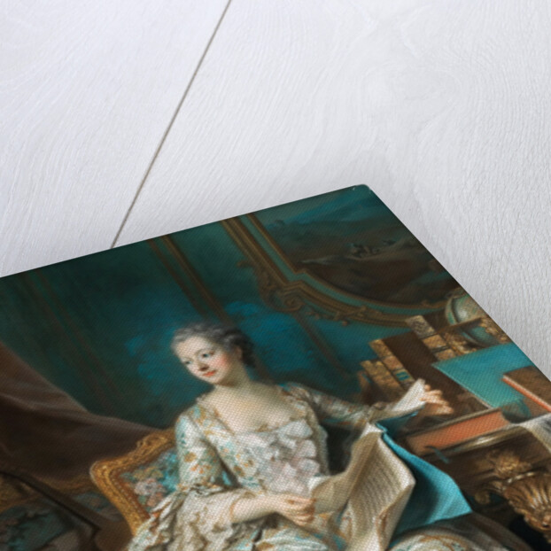 Portrait of the Marquise de Pompadour by Maurice Quentin de La Tour