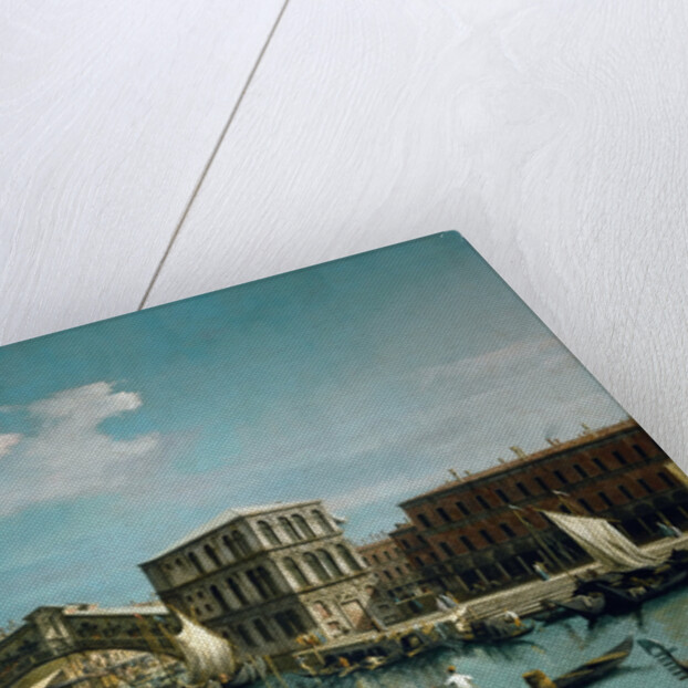 The Rialto Bridge by Canaletto