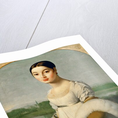Mademoiselle Caroline Rivière by Jean Auguste Dominique Ingres