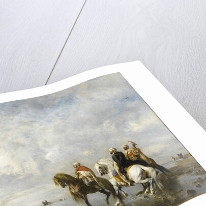 The Heron Hunt by Eugène Fromentin