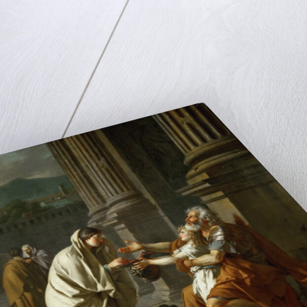 Belisarius Begging for Alms by Jacques Louis David