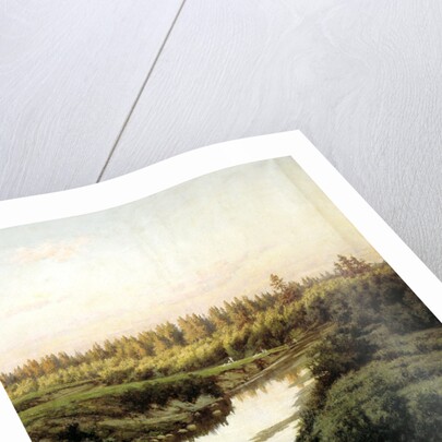 River landscape by Pavel Alexandrovich Briullov