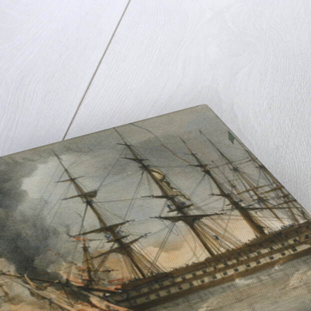 The Naval Battle of Navarino on 20 October 1827 by George Philip Reinagle