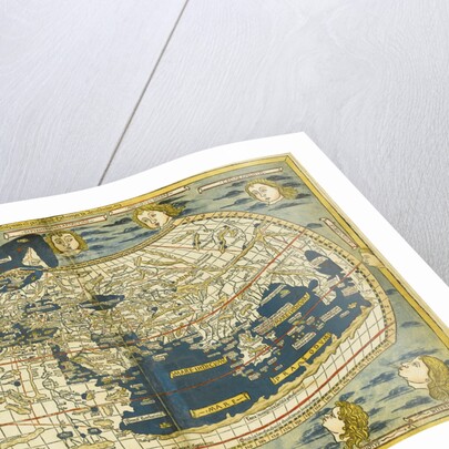 Ptolemy World map by Donnus Nicolaus Germanus