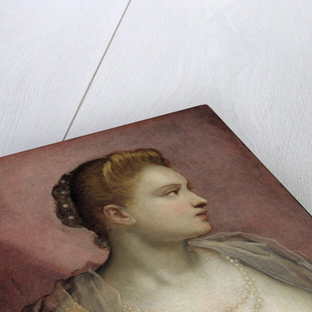 Lady Baring her Breast by Domenico Tintoretto