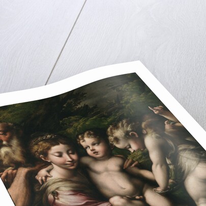 The Holy Family with Angels by Parmigianino