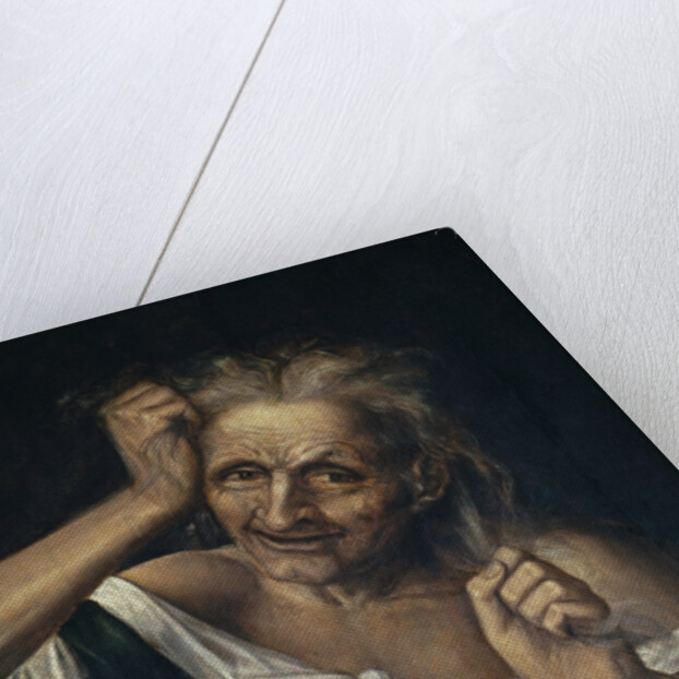 Old Woman Tearing at her Hair by Quentin Massys