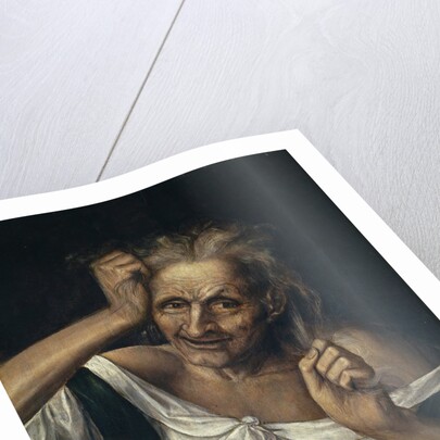 Old Woman Tearing at her Hair by Quentin Massys