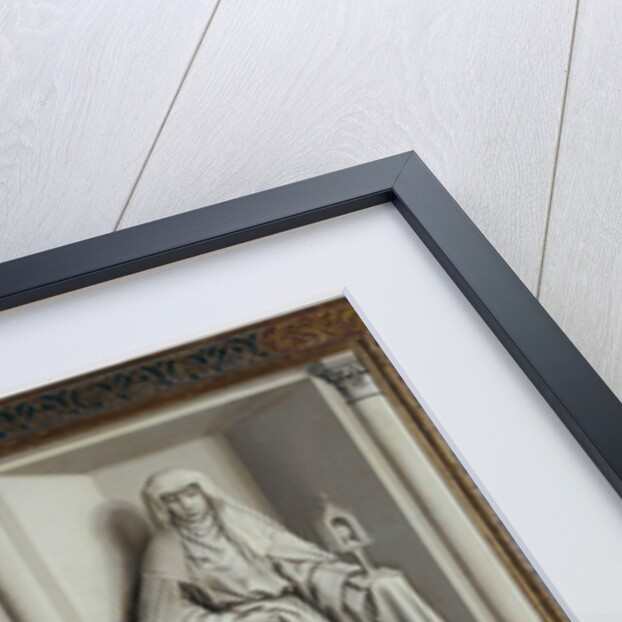 The Marriage of Mary and Joseph. (Reverse) by Robert Campin