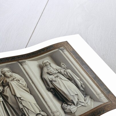 The Marriage of Mary and Joseph. (Reverse) by Robert Campin