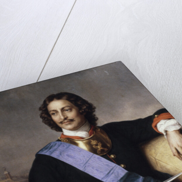 Portrait of Emperor Peter I the Great by Paul Hippolyte Delaroche