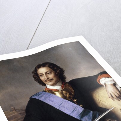 Portrait of Emperor Peter I the Great by Paul Hippolyte Delaroche