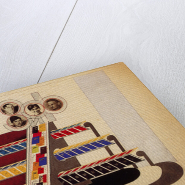 Movable Display for the bookstore Window of the publishing Land and Factory by El Lissitzky