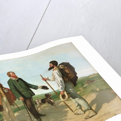 Bonjour, Monsieur Courbet by Gustave Courbet
