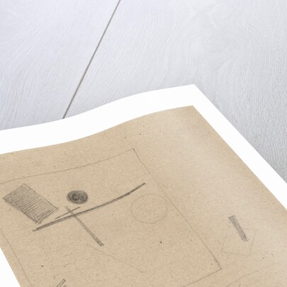 Suprematist Drawing by Kasimir Severinovich Malevich