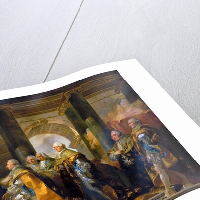 Louis XVI received at Reims the homage of the Knights of the Holy Spirit, 13 June 1775 by Gabriel François Doyen