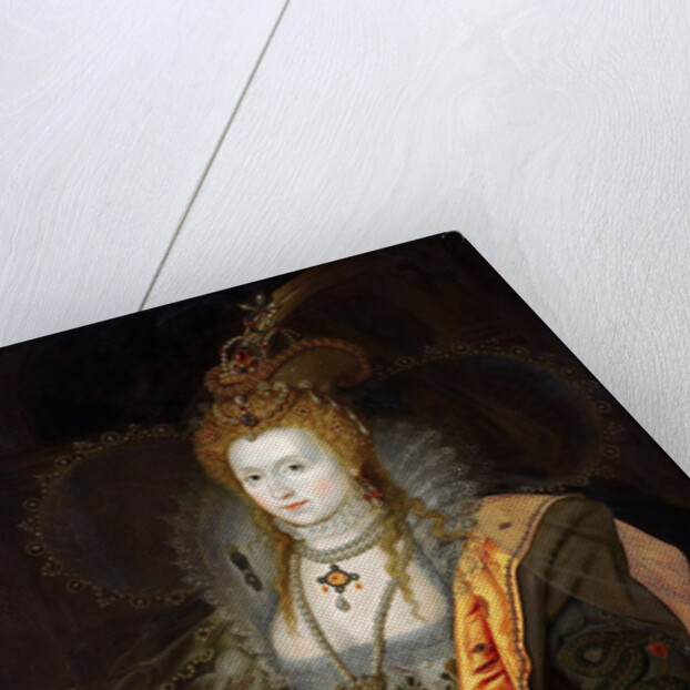 Portrait of Elizabeth I of England, in ballet costume as Iris (Rainbow Portrait) by George Peter Alexander Healy