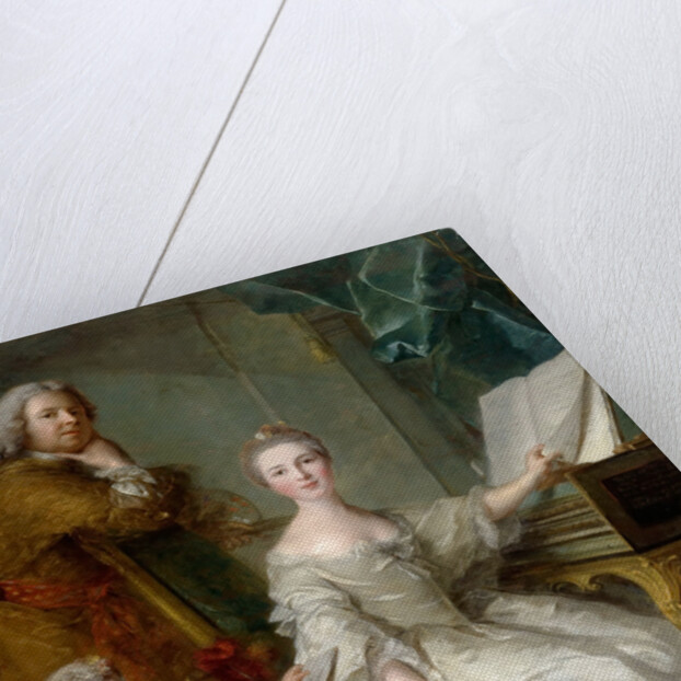 Jean-Marc Nattier and his family by Jean-Marc Nattier