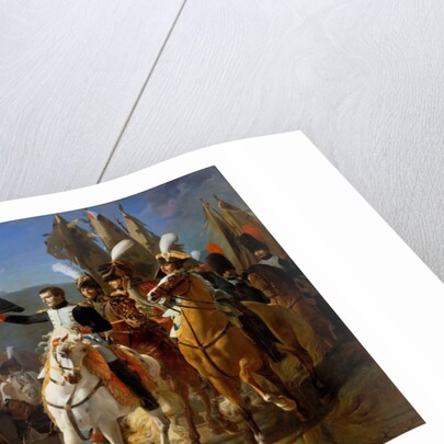 Napoleon Pays Homage to the Courage of the Wounded by Jean-Baptiste Debret