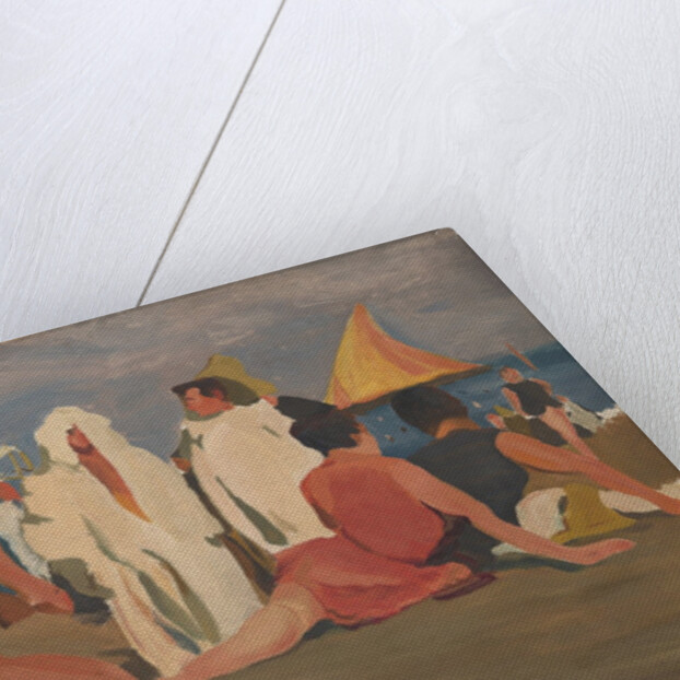 Bathers on the Lido, Venice (Serge Diaghilev and Vaslav Nijinsky on the Beach) by Léon Bakst