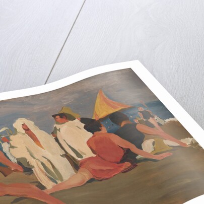 Bathers on the Lido, Venice (Serge Diaghilev and Vaslav Nijinsky on the Beach) by Léon Bakst