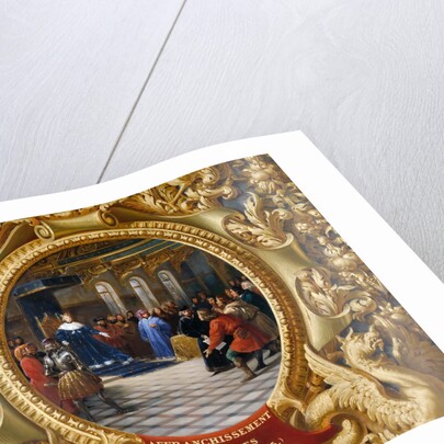Louis X the Mischievous emancipates the serfs in 1315 by Jean Alaux