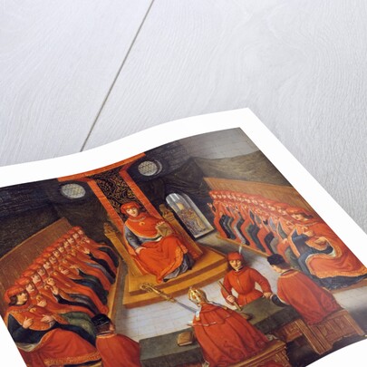 First meeting of the Order of the Golden Fleece held by Philip III the Good, Duke of Burgundy, 10 Ja by Joseph Albrier