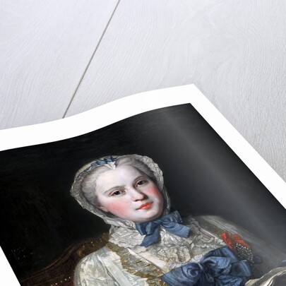 Portrait of Princess Maria Josepha of Saxony (1731?1767) by Maurice Quentin de La Tour