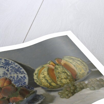 Still-Life with Melon by Claude Monet
