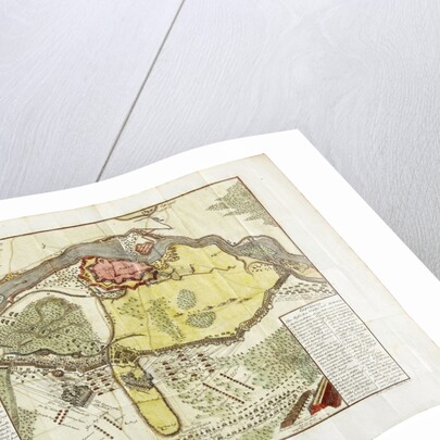 Map of the Battle at Narva by Anonymous master