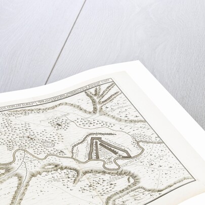Map of the fortress of Bender by Jeremias Wolff