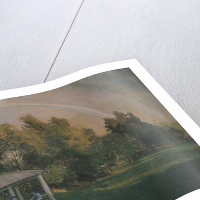 Landscape with a rainbow by Konstantin Andreyevich Somov