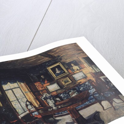 The Drawing room in the Manor house Rozhdestveno by Stanislav Yulianovich Zhukovsky